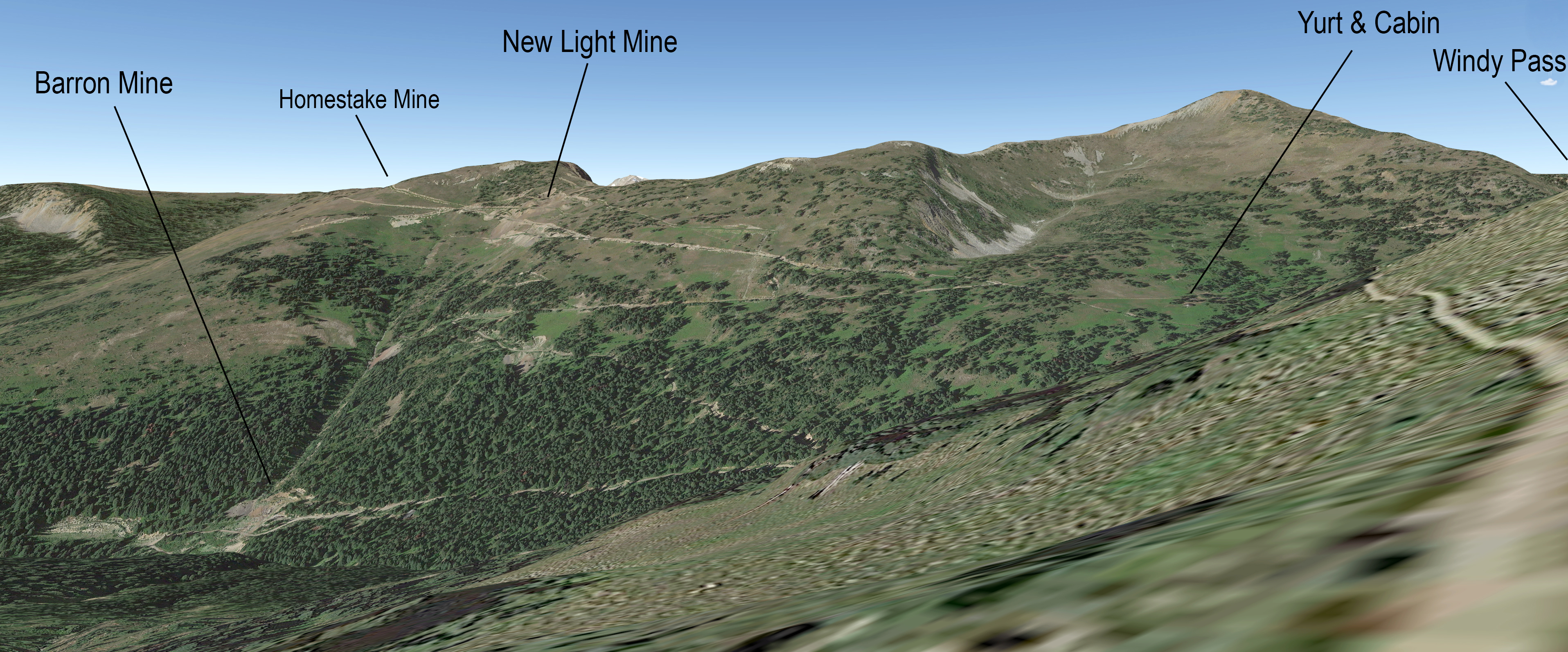 The Bonita Creek valley